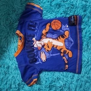 Disney Tigger 6-12m 100% cotton Snap up shirt